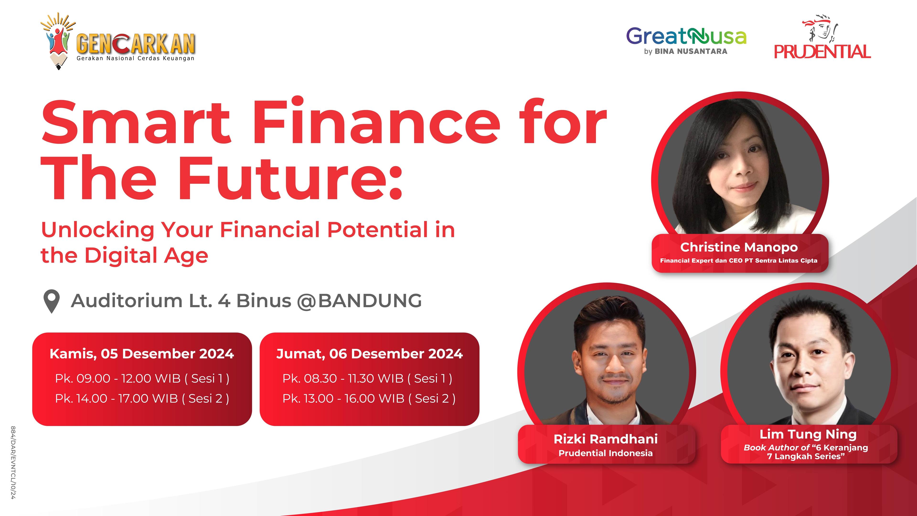 [Bandung] Smart Finance for The Future: Unlocking Your Financial Potential in the Digital Age