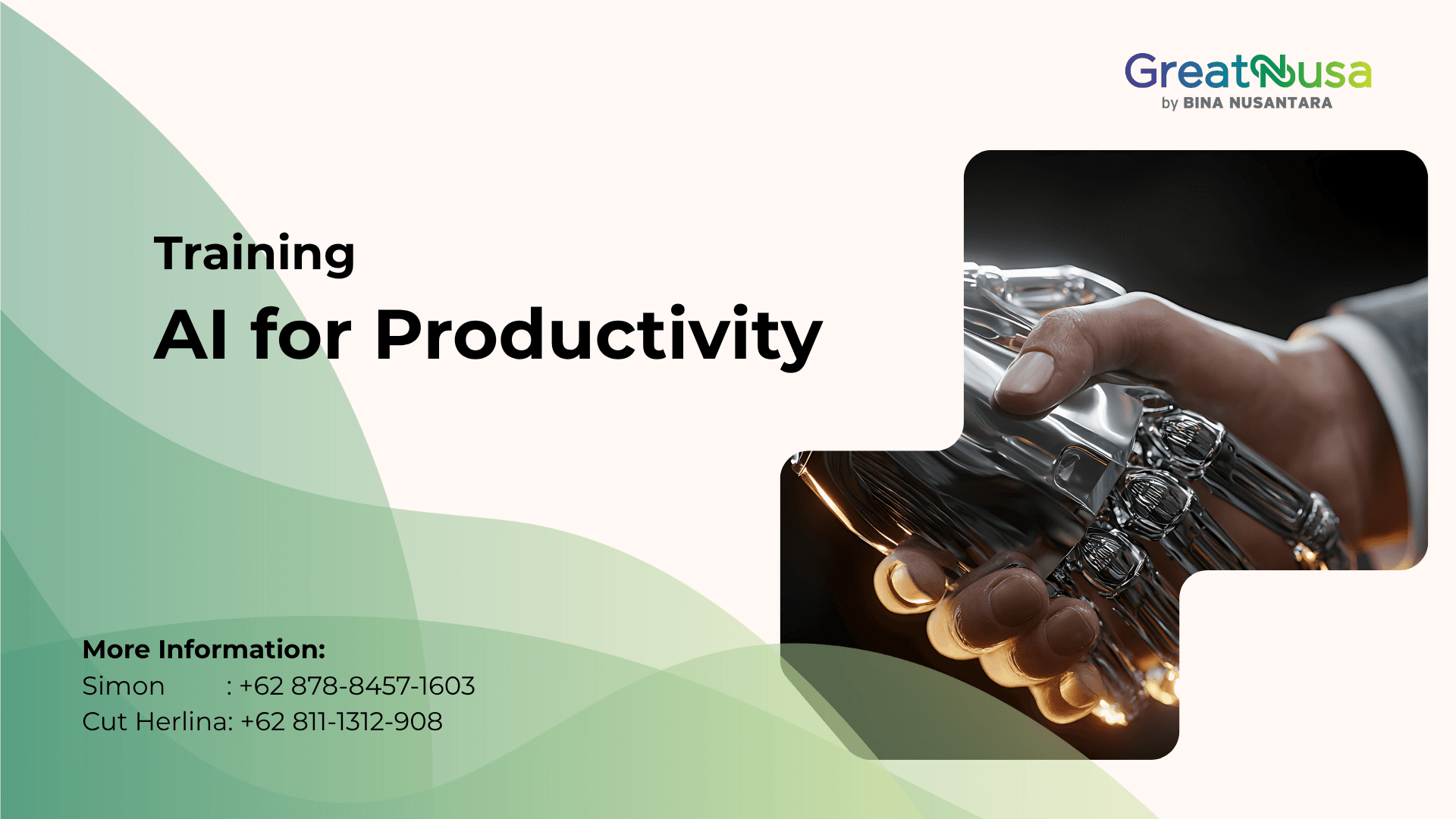 Promo Spesial Pelatihan: "AI for Productivity and Creativity at Work"