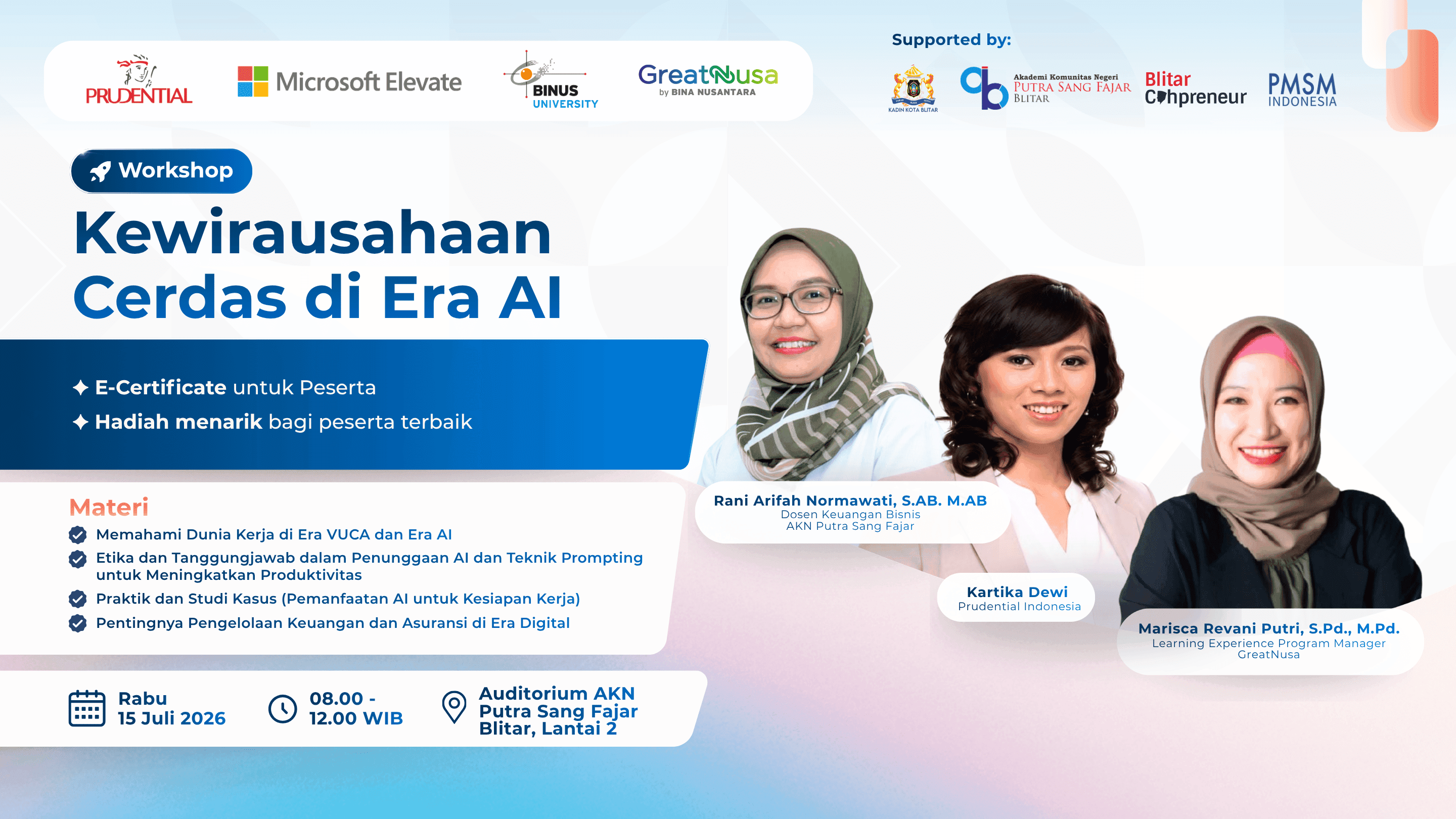Kewirausahaan Cerdas di Era AI - Blitar