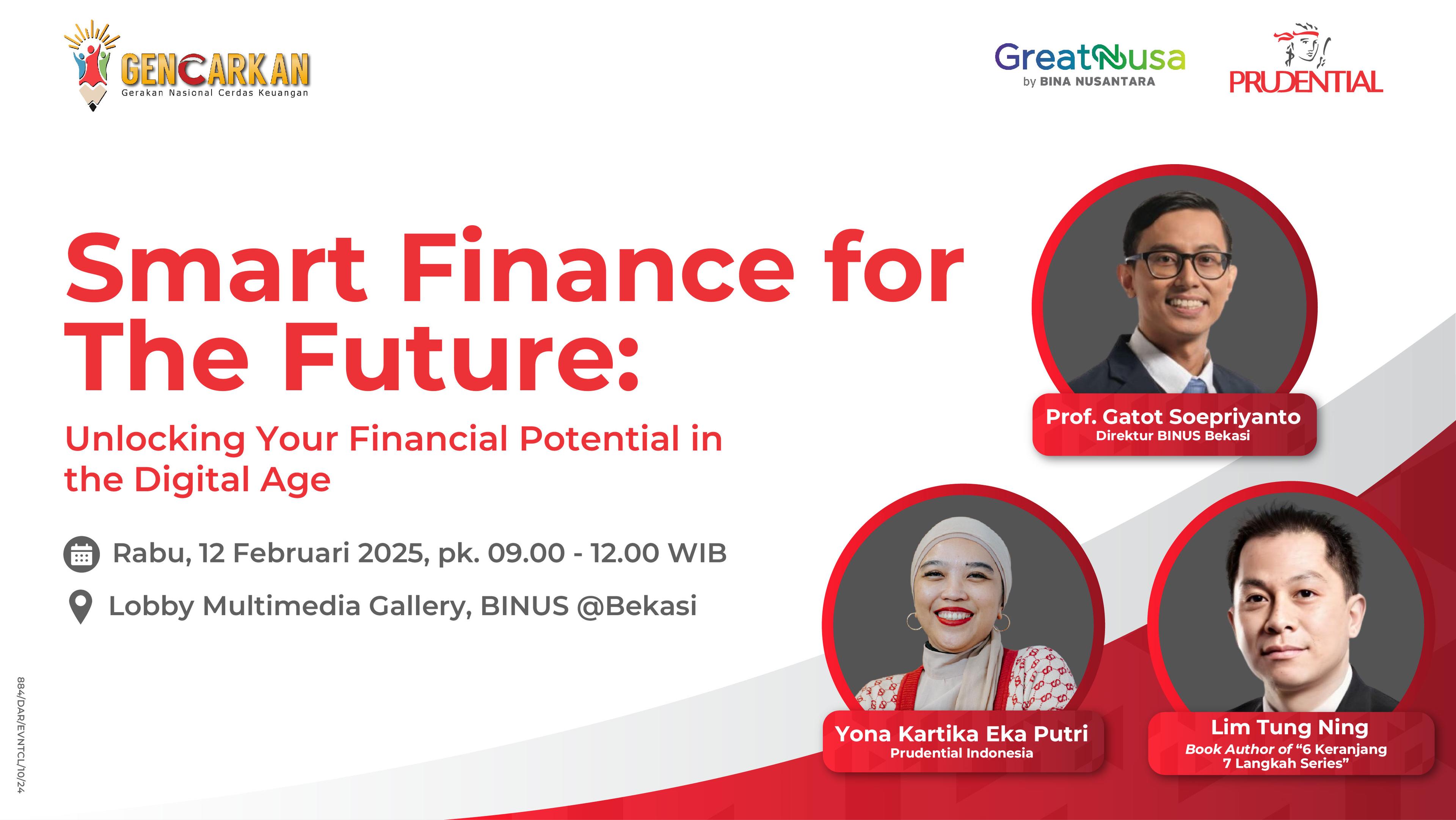 [Bekasi] Smart Finance for The Future: Unlocking Your Financial Potential in the Digital Age